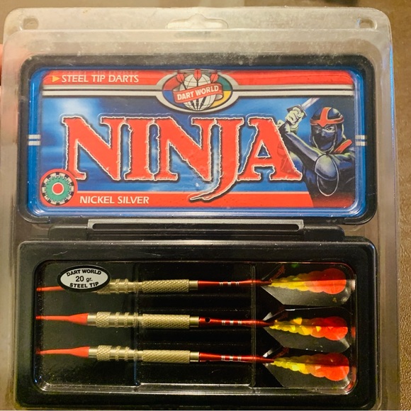 NINJA Rubber TIP DART SET Of 4 by Dart World, 20 gram - Picture 4 of 11